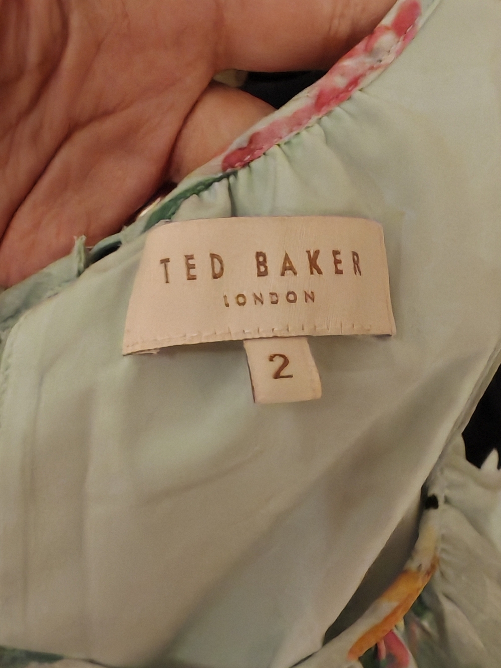 Ted Baker Pariz Sorbet Floral High Low Dress - Picture 14 of 14